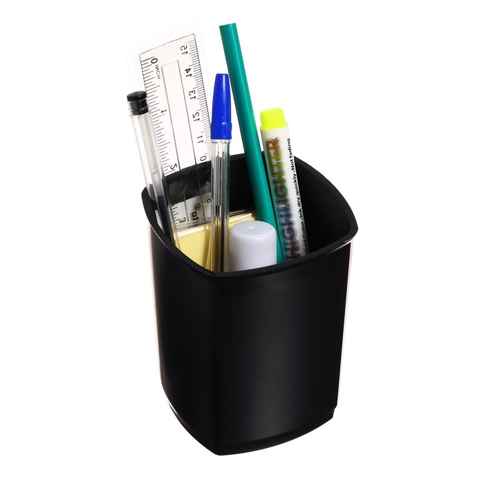 Набор канцелярских принадлежностей в стакане, 12 предметов - Фото 1