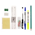 Набор канцелярских принадлежностей в стакане, 12 предметов - Фото 2