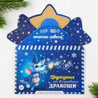 Набор предсказаний в конверте «Волшебный дракоша», 8 х 12 см, 3 предсказания - Фото 1
