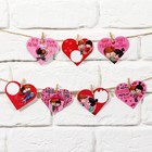 Гирлянда, интерьерное украшение «7 причин», 7 штук, 7×7 см - Фото 2