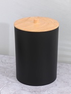 Набор для ванной комнаты BARONESS, 5 предметов, ведро для мусора, ёрш с подставкой, мыльница, дозатор, стакан, чёрный - Фото 3