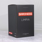 Набор для ванной комнаты BARONESS, 5 предметов, ведро для мусора, ёрш с подставкой, мыльница, дозатор, стакан, чёрный - Фото 8