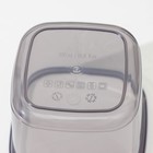 Банки для сыпучих с вакуумной крышкой FOLYlife, набор 3 шт., 550 мл, 1.2 л, 1.75 л, пластик, серые - Фото 4