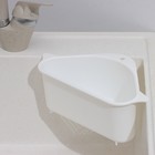 Держатель на раковину для кухонных мелочей BARONESS, 26×14×9 см, цвет белый - Фото 2
