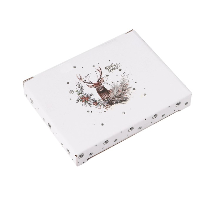Подставка под чайный пакетик Доляна «Лесная сказка», 12×9×1,5 см, цвет белый - фото 1882814140
