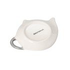 Подставка под чайный пакетик Доляна «Дракоша», 12×9×1,5 см, цвет белый - фото 24515326