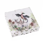 Блюдо сервировочное Доляна «Дракоша», 15×3 см, доломит, цвет белый - фото 25601808