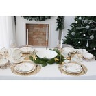 Тарелка фарфоровая десертная Доляна «Праздничное настроение», d=20,5 см, цвет белый - Фото 5
