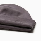 Комплект для мальчика (снуд и шапка), цвет тёмно-серый, размер 46-50 - Фото 3