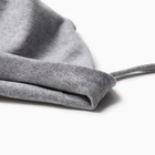 Шапка-мишка для девочки, цвет серый меландж, размер 46-50 9931354