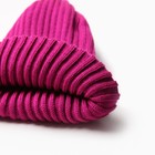 Комплект для девочки (снуд и шапка), цвет малина, размер 48-52 - Фото 2