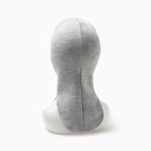 Шапка-шлем для мальчика, цвет серый, размер 46-50 - фото 22864832