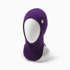 Шапка-шлем для девочки, цвет фиолетовый, размер 42-46 - фото 11008950