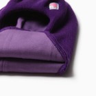 Шапка-шлем для девочки, цвет фиолетовый, размер 42-46 - Фото 2