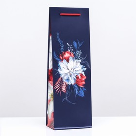 Пакет подарочный "Цветочное восприятие" 12 х 36 х 8,5 см