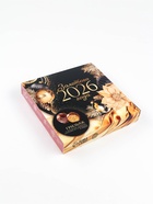 Конфеты шоколадные грильяж «Новый год 2026» с арахисом, изюмом, цукатами из апельсина и мёдом, в коробке, 135 г - Фото 3