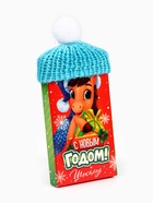 Шоколад 27 г в шапочке «С новым годом» - Фото 3