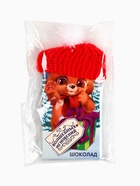 Шоколад новогодний молочный «Мишка» в шапочке, 27 г - Фото 9