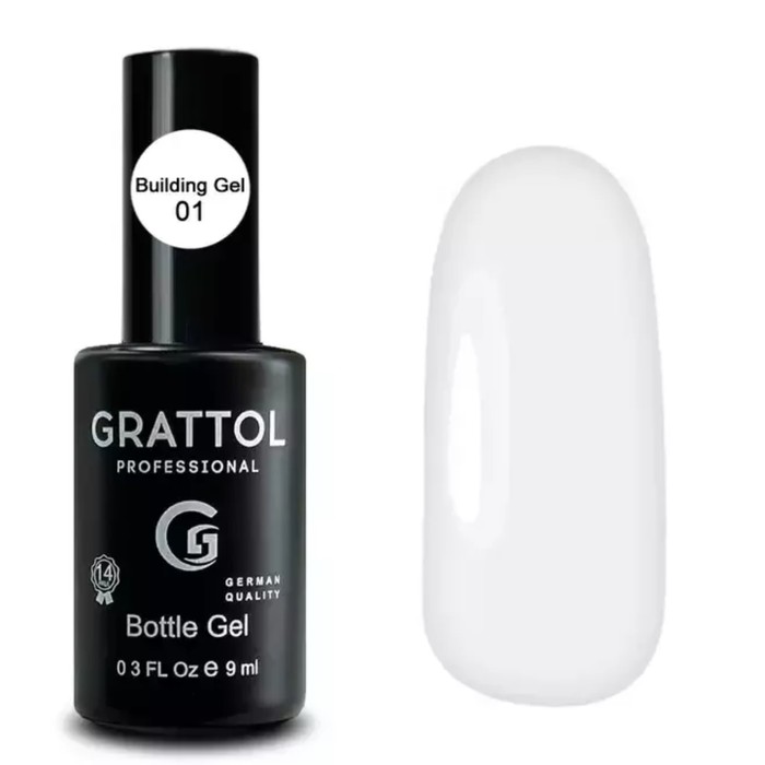 Гель для моделирования Grattol Bottle №01, 9 мл - Фото 1