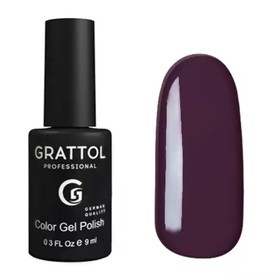 Гель-лак Grattol Color Gel Polish, №054 Dark Purple, 9 мл