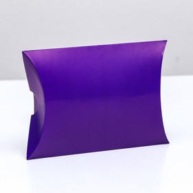Коробка складная, подушка, фиолетовая, 15 х 11 х 3 см,