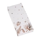 Подставка под ложку Доляна «Дед Мороз и олени», 24,5×11,3×2,5 см, цвет белый - фото 24428124