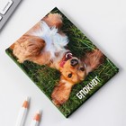 Блокноты в твердой обложке А7, 64 л «Собака на траве» - Фото 4
