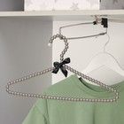 Плечики - вешалки для одежды LaDо́m «Серебряный Жемчуг», 40×21 см, цвет серый - фото 320076966