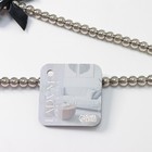 Плечики - вешалки для одежды LaDо́m «Серебряный Жемчуг», 40×21 см, цвет серый - Фото 4