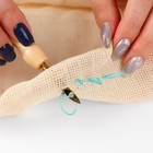 Игла для вышивания Арт Узор, для ковровой техники, d=5 мм, с нитевдевателем, цвет золотой - Фото 4