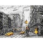 Картина по номерам на картоне «Жёлтый Нью-Йорк», 30 × 40 см, с акриловыми красками и кистями - Фото 2