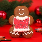 Печенье медовое новогоднее «Зимние фигурки», МИКС, 60 г - Фото 2