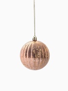 Ёлочные игрушки «Винтаж», шары новогодние, d=8 см, набор 4 шт., полосы, золото - Фото 5