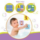 Мемо-игра: развивающие наклейки - присоски многоразовые для игры в ванной «Мамы и малыши», найди пару, 6 пар, 12 стикеров EVA, Крошка Я - фото 3296422
