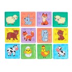 Мемо-игра Крошка Я «Мамы и малыши» развивающие наклейки - присоски для игры в ванне, найди пару, EVA, 6 пар, 12 стикеров - Фото 7