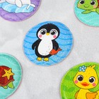 Мемо-игра Крошка Я «Забавные животные» развивающие наклейки - присоски для игры в ванне, найди пару, EVA, 6 пар, 12 стикеров - Фото 13