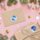 Наклейки в рулоне новогодние «Пингвины», для декора и подарков, 500 шт., 3.8×3.8 см - Фото 2