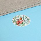 Наклейки в рулоне новогодние «Венки», для декора и подарков, 500 шт., 3.8×3.8 см - Фото 5