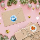 Наклейки в рулоне новогодние «Друзья», для декора и подарков, 500 шт., 3.8×3.8 см - Фото 2