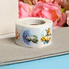 Наклейки в рулоне новогодние «Друзья», для декора и подарков, 500 шт., 3.8×3.8 см - Фото 4