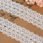 Кружево вязаное, 45 мм, 10±1 м, белое - Фото 2
