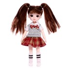 Кукла шарнирная «Арина» в платье, МИКС - фото 4487577