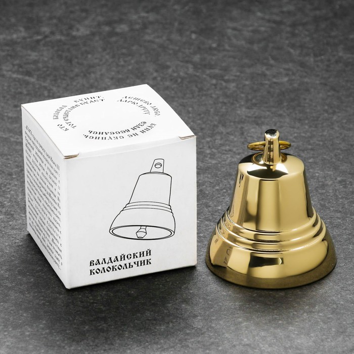 Валдайский колокольчик № 6, полированный, d - 7 см - Фото 1