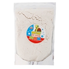 Песок для лепки в пакете с многоразовой застёжкой, 0,5 кг, цвет белый - Фото 1