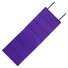 Коврик гимнастический детский 145 х 50 см, толщина 1 см, цвет чёрный/фиолетовый - Фото 2