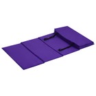 Коврик гимнастический взрослый 170 х 50 см, толщина 1 см, цвет фиолетовый - фото 11015822