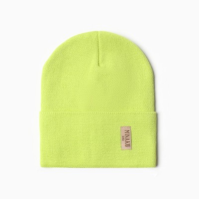 Шапка детская MINAKU, размер 48-50, салатовая