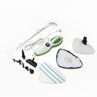 УЦЕНКА Паровая швабра Windigo WSM-02, 1500 Вт, 370 мл, 18 г/мин, шнур 5 м, бело-зелёный 9943433