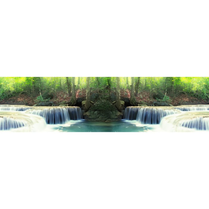 Фотосетка, 600 × 155 см, с фотопечатью, «Тайный водопад»