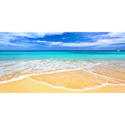 Фотосетка, 320 × 155 см, с фотопечатью, «Тропический пляж»